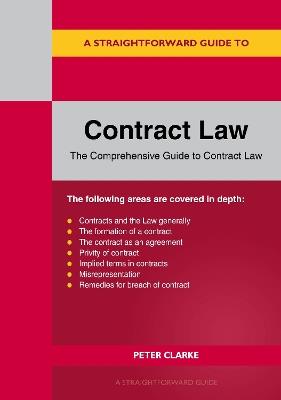 A Straightforward Guide to Contract Law - Peter Clarke - cover