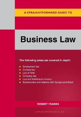A Straightforward Guide to Business Law Revised Edition-2026 - Robert Franks - cover