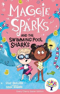 Maggie Sparks and the Swimming Pool Sharks: Accessible Easier Edition - cover