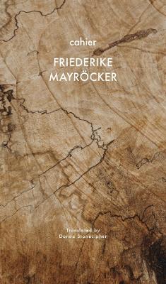 Cahier - Friedericke Mayröcker - cover