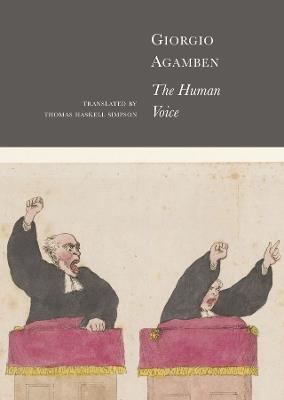 The Human Voice - Giorgio Agamben - cover