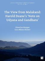 The View from Malakand: Harold Deane’s ‘Note on Udyana and Gandhara’