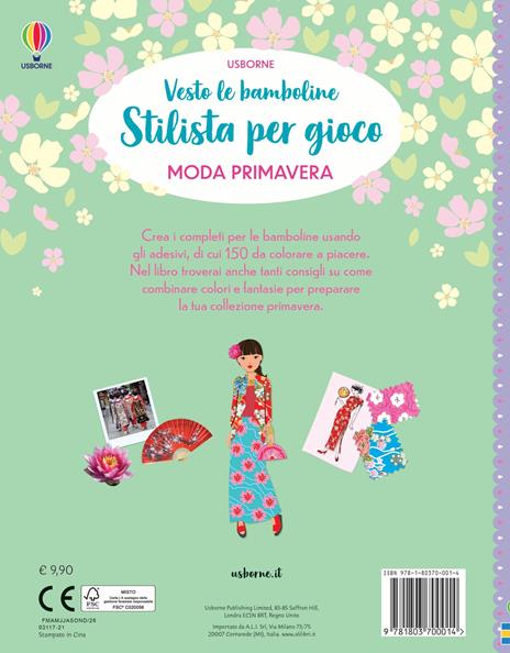 Moda primavera. Con adesivi. Ediz. a colori - Fiona Watt - 3