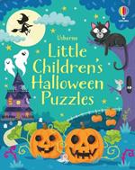 Little Children's Halloween Puzzles: A Halloween Book for Kids