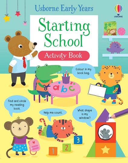 Starting school. Activity book. Ediz. a colori - Jessica Greenwell - copertina