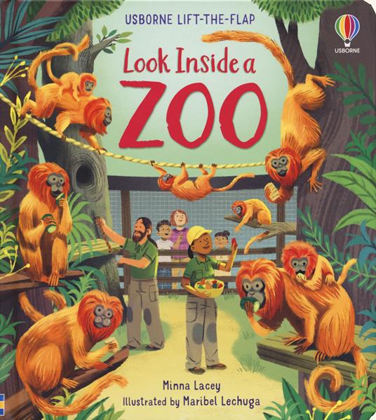 Look inside a zoo. Ediz. a colori - Minna Lacey - copertina