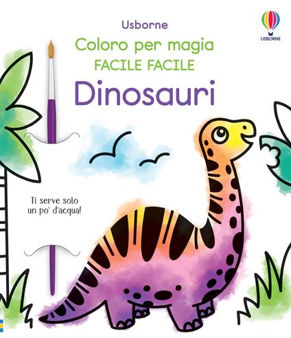 Dinosauri. Ediz. illustrata. Con pennello - Abigail Wheatley - copertina