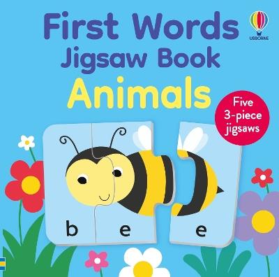 First Words Jigsaw Book: Animals - Kate Nolan - cover