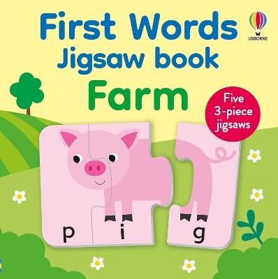 First Words Jigsaw Book: Farm - Kate Nolan - cover