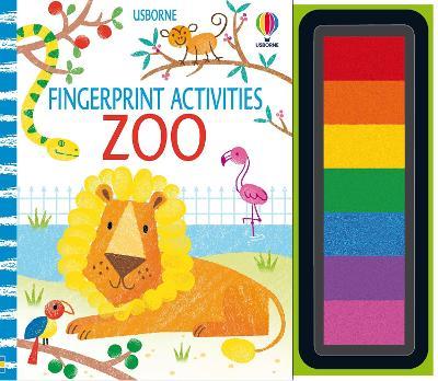 Fingerprint Activities Zoo - Fiona Watt - cover