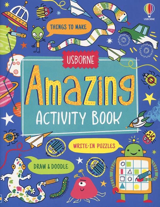 Amazing activity book. Ediz. a colori - Rebecca Gilpin,James Maclaine,Lucy Bowman - copertina