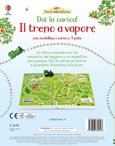 Il treno a vapore. Ediz. a colori. Con modellino a carica. Con 3 piste - Heather Amery - 3