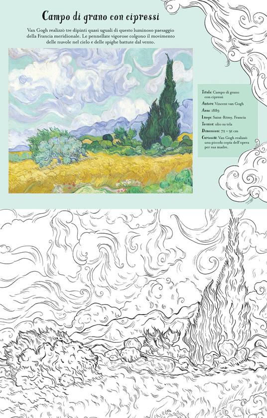 Dipinti famosi da colorare. Ediz. illustrata - Susan Meredith - 2