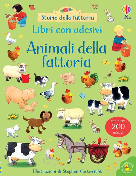 Animali della fattoria. Con adesivi. Ediz. a colori - Sam Taplin - copertina