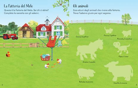 Animali della fattoria. Con adesivi. Ediz. a colori - Sam Taplin - 2