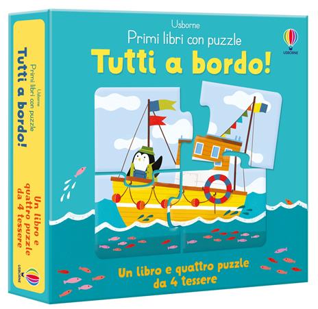 Tutti a bordo! Ediz. a colori. Con puzzle - Matthew Oldham - copertina