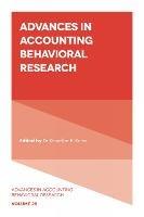 Advances in Accounting Behavioral Research - cover