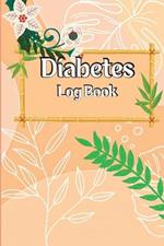 Diabetes Log Book: Diabetic Glucose Monitoring Journal Book, 2-Year Blood Sugar Level Recording Book, Daily Tracker with Notes, Breakfast, Lunch, Dinner, Bed Before & After Tracking