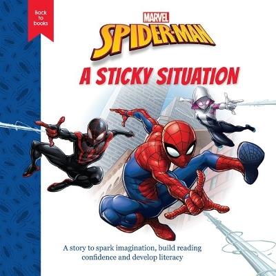 Disney Back to Books: Spider-Man - A Sticky Situation - Disney - cover
