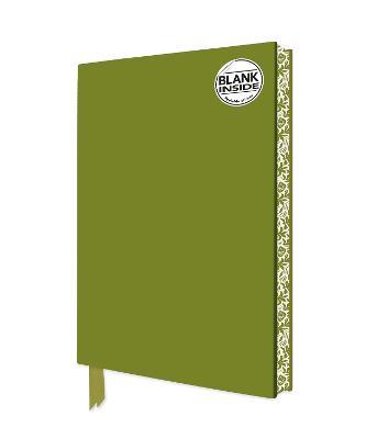 Sage Green Blank Artisan Notebook (Flame Tree Journals) - cover
