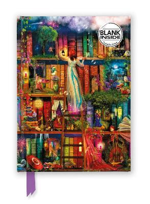 Aimee Stewart: Treasure Hunt Bookshelves (Foiled Blank Journal) - cover