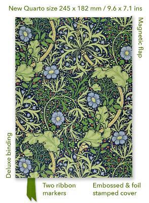 William Morris: Seaweed (Foiled Quarto Journal) - cover