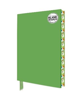 Spring Green Blank Artisan Notebook (Flame Tree Journals) - cover