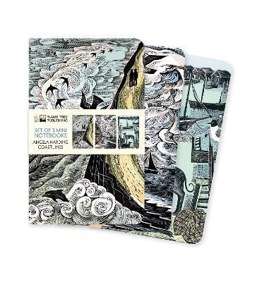 Angela Harding: Coastlines Set of 3 Mini Notebooks - cover