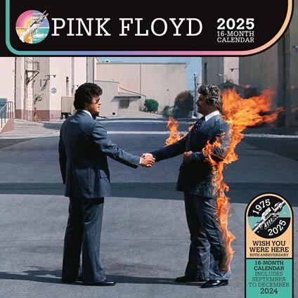 Calendario 30x30 pink floyd 2025 pyramid - copertina