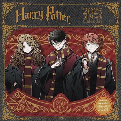 Calendario 30x30 harry potter 2025 pyramid - copertina