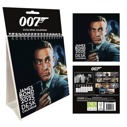 Calendario table james bond 2025 pyramid - copertina