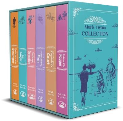 The Mark Twain 6 Book Hardback Collection: The Adventures of Tom Sawyer, The Prince & The Pauper, The Adventures of Huckleberry Finn - Mark Twain - cover