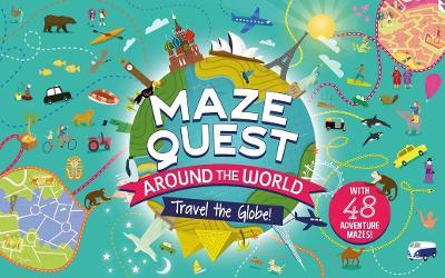 Maze Quest: Around the World - Anna Brett - cover