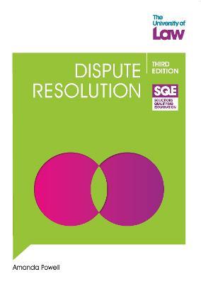 SQE - Dispute Resolution 3e - Amanda Powell - cover