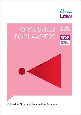 SQE2 - Oral Skills for Lawyers 4e - Jacqueline Kempton - cover