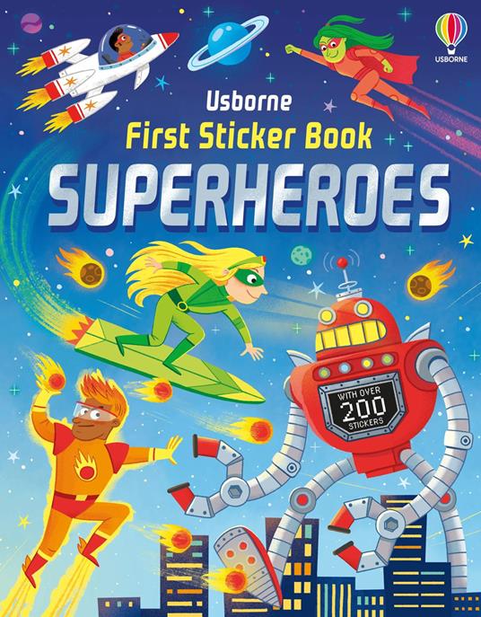 First Sticker Book Superheroes - Kate Nolan - cover