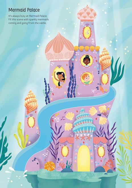 Sparkly mermaids. Sticker book. Ediz. a - Beecham Alice - 4