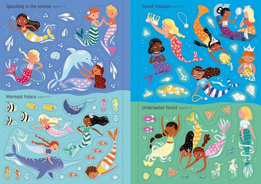 Sparkly mermaids. Sticker book. Ediz. a - Beecham Alice - 6