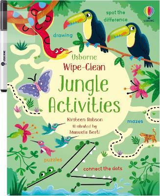 Wipe-Clean Jungle Activities - Kirsteen Robson - cover