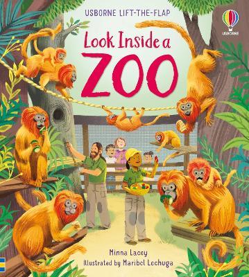 Look Inside a Zoo - Minna Lacey - cover