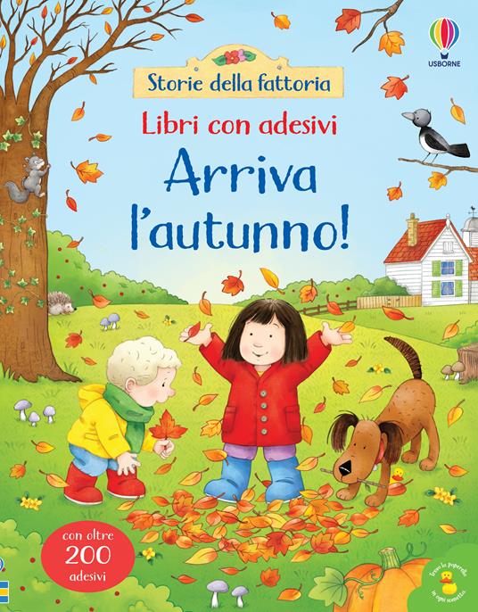 Arriva l'autunno! Ediz. a colori. Con Adesivi - Kate Nolan - Libro - Usborne  - Libri con adesivi. A partire da 3 anni