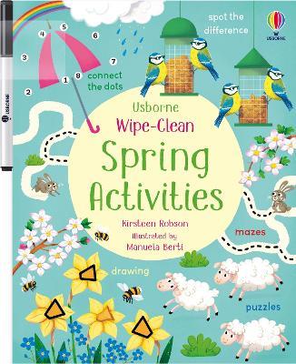 Wipe-Clean Spring Activities - Kirsteen Robson - cover