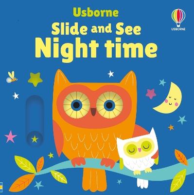 Slide and See Night Time - Fiona Watt - cover