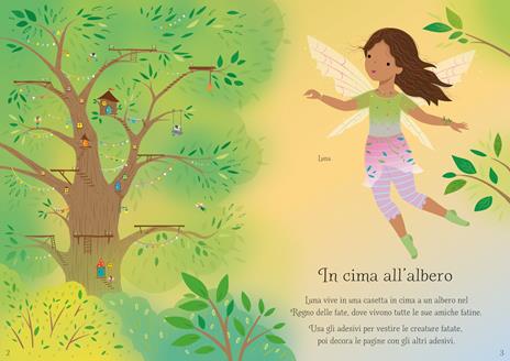 Fatine degli alberi. Con adesivi. Ediz. a colori - Fiona Watt - 2