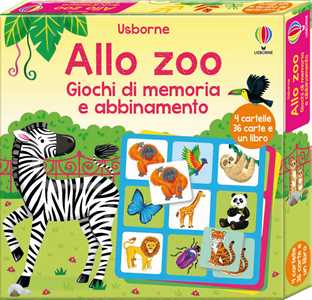 Allo zoo. Ediz. illustrata. Con 4 cartelle. Con libro illustrato