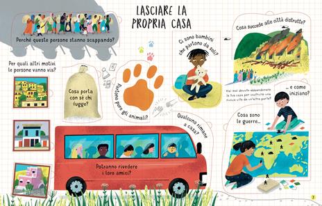 Rifugiati e accoglienza. Il libro dei perché - Katie Daynes,Ashe de Sousa - 2