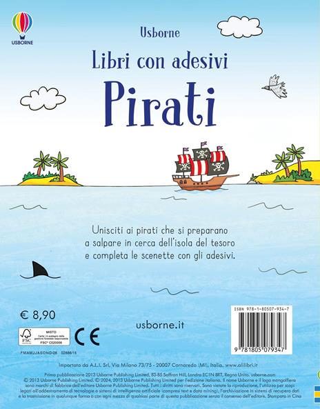 Pirati. Con adesivi. Ediz. a colori - Sam Taplin - 3