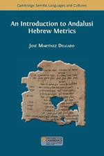 An Introduction to Andalusi Hebrew Metrics