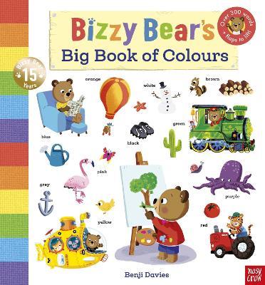 Bizzy Bear's Big Book of Colours: with over 300 colourful words to read and learn! - cover