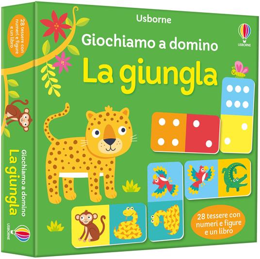 La giungla. Ediz. a colori. Con 28 tessere domino - Kate Nolan - copertina